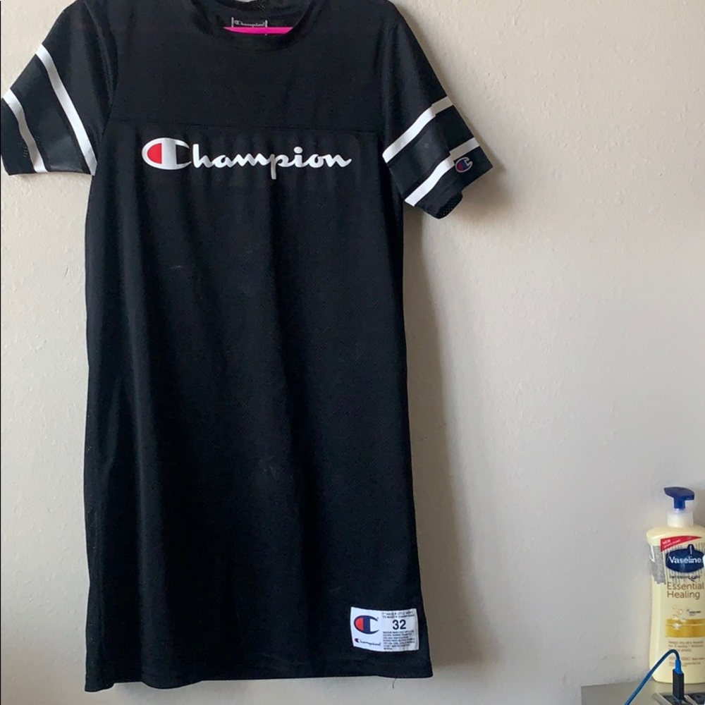 CHAMPION: Mesh Jersey Dress